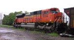 BNSF coal train DPU